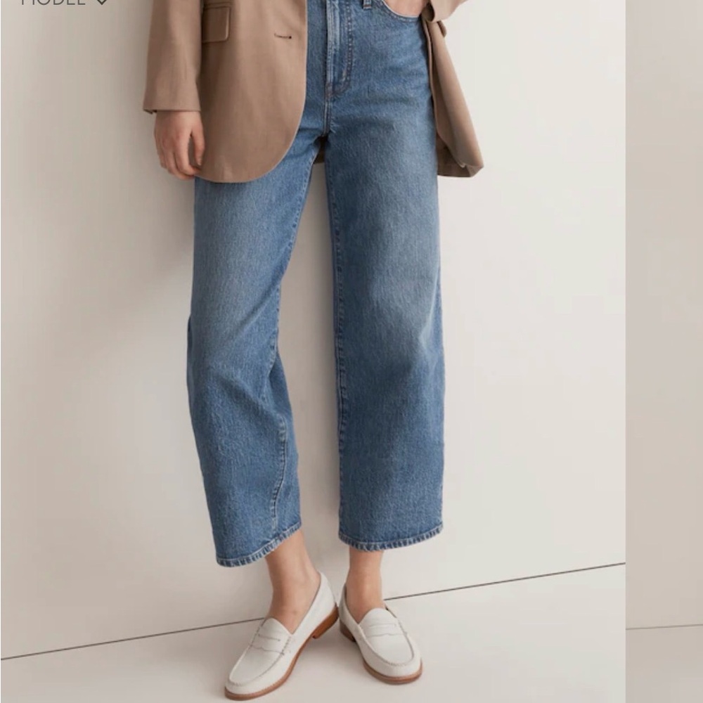The Perfect Vintage Wide-Leg Crop Jean